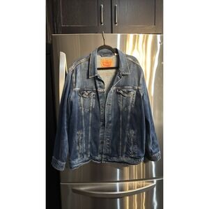 Levi's Men's Blue Denim Trucker Jacket SZ XXL